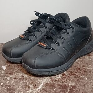 Lugz Black Sneakers with Rugged Sole and Padded Collar